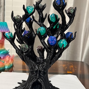 Torre y expositor de dados Treant: Capacidad para 21 dados, juego de rol DnD imagen 10