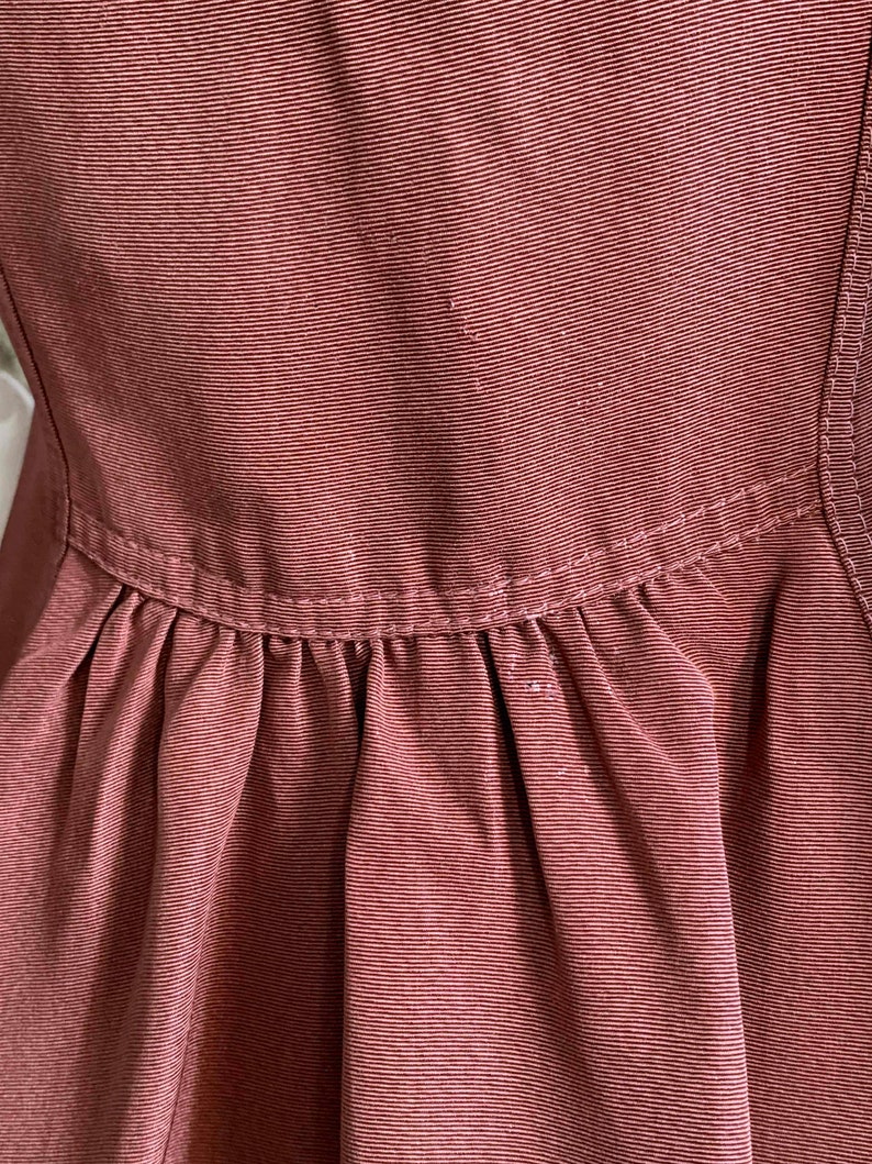 RARE 1969-70 BIBA Vintage Skirt Suit in Tea Rose Grosgrain / 1960s 1970s Iconic British Boutique Fashion / Biba Kensington London image 10