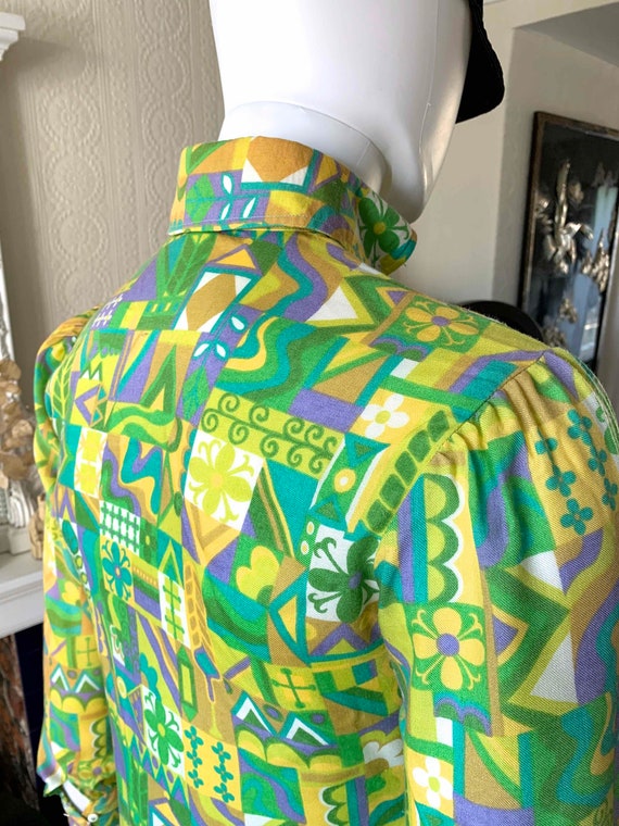 Rare 60s Psychedelic Shirt by THE REGAL of Carnab… - image 5