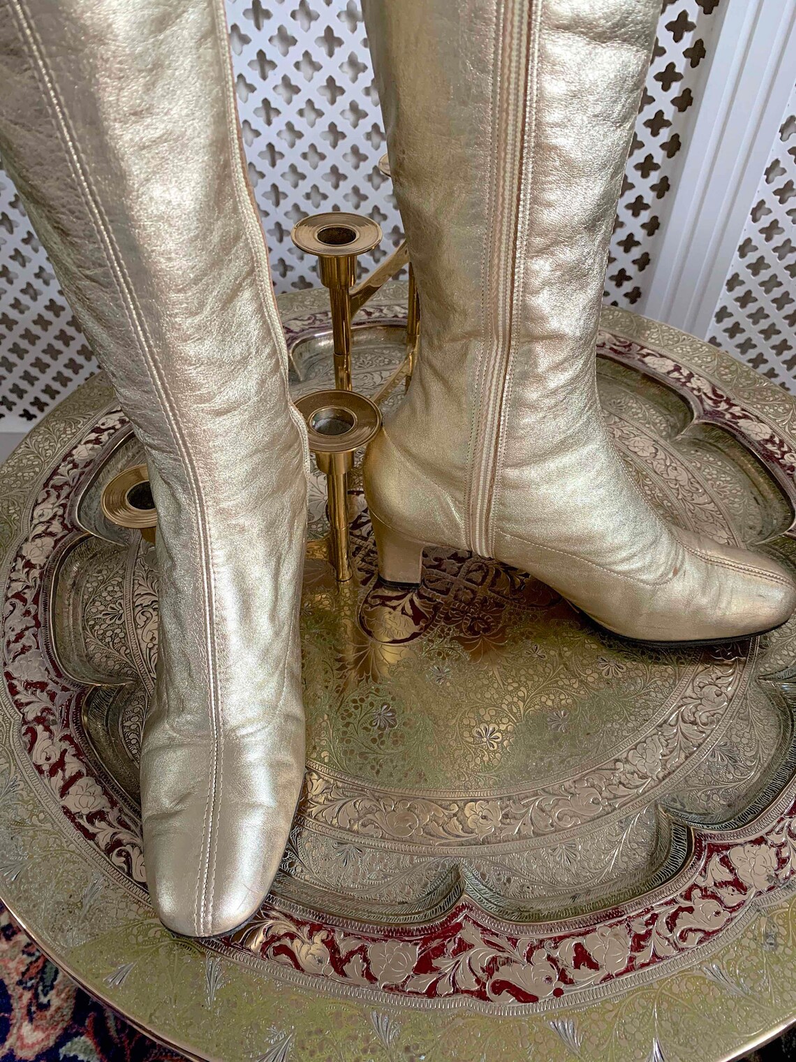 1960s knee high boots