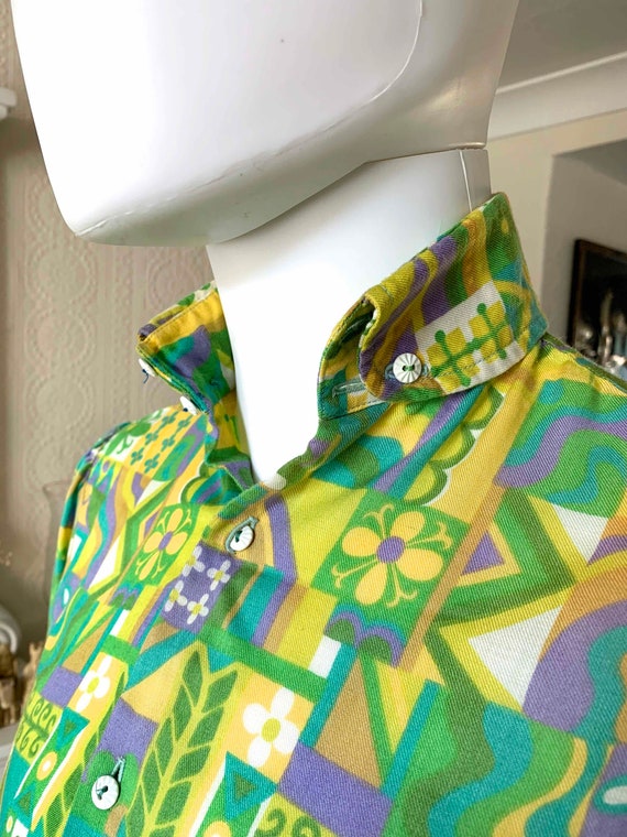 Rare 60s Psychedelic Shirt by THE REGAL of Carnab… - image 7