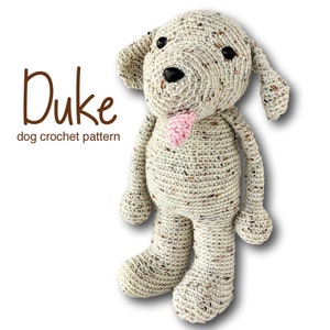 Duke the Dog - crochet amigurumi pattern