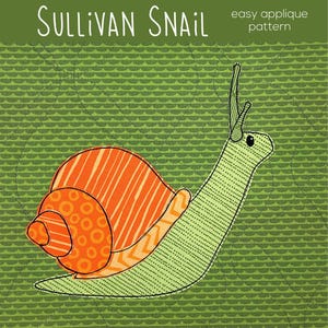 Sullivan Snail Applique Quilt Pattern: Easy Quilt-As-You-Go (PDF Pattern)
