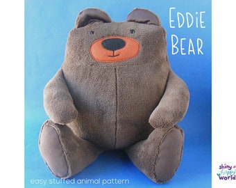 Eddie the Huggable Teddy Bear - PDF Digital Pattern