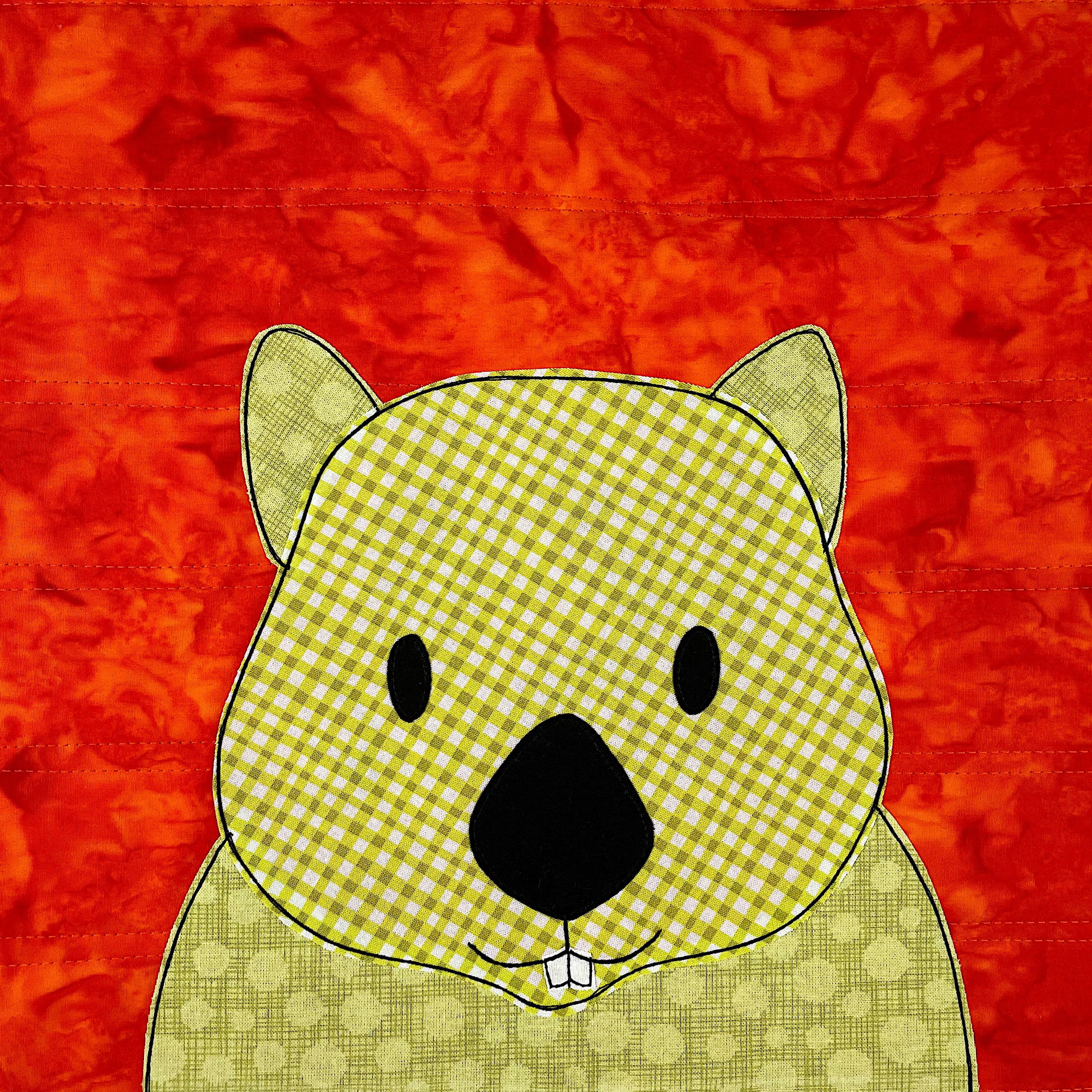 Weldon Wombat Applique Quilt Pattern: Easy Beginner Project (digital ...