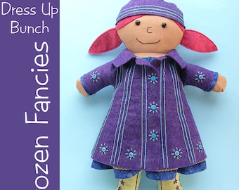 Dress Up Bunch - Frozen Fancies Puppenmuster Mantel, Hut, Stiefel und Kleid