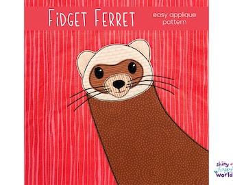 Quiltpatroon fidget fret appliqué: eenvoudige pdf voor beginners (digitale download)