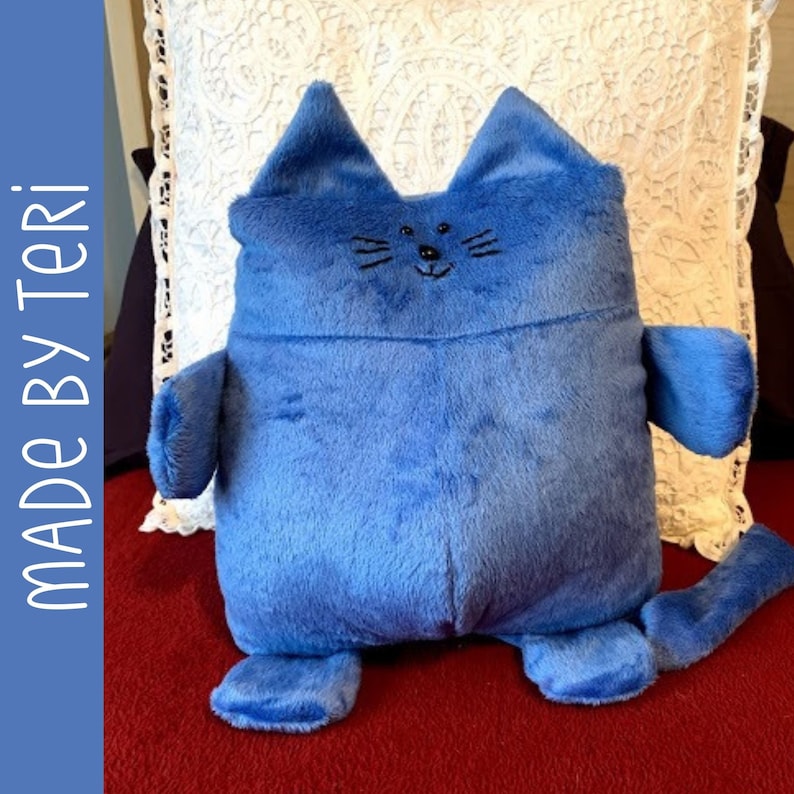 Franklin the Fat Cat stuffed animal pattern PDF image 7