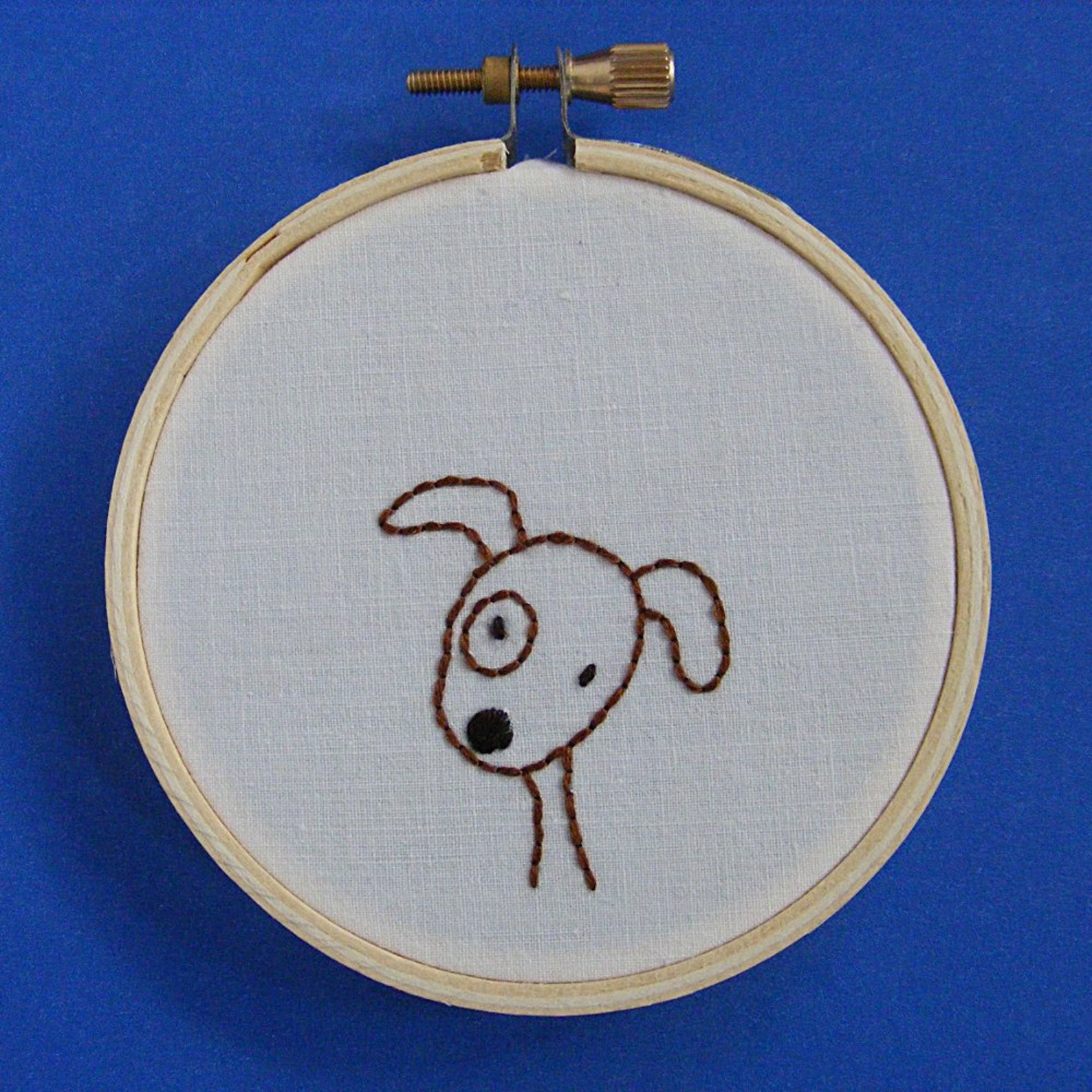 Embroidered Dogs PDF Pattern Etsy
