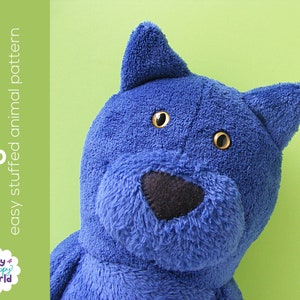 Midnight - cat softie pattern (digital PDF pattern)