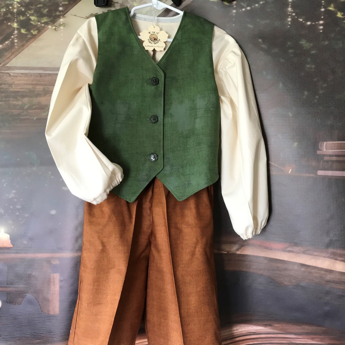 Newborn/Child's Hobbit LOTR Renaissance Cloak Vest | Etsy