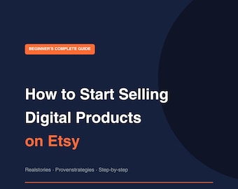 Guide des produits numériques Etsy | Ebook sur le revenu passif, tutoriel SEO pour les entreprises (téléchargement numérique)
