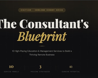Plan du consultant : 10 modèles de service à distance très rémunérateurs (téléchargement numérique)