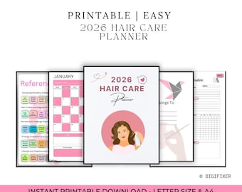 Planificateur de soins capillaires 2026 | Journal numérique