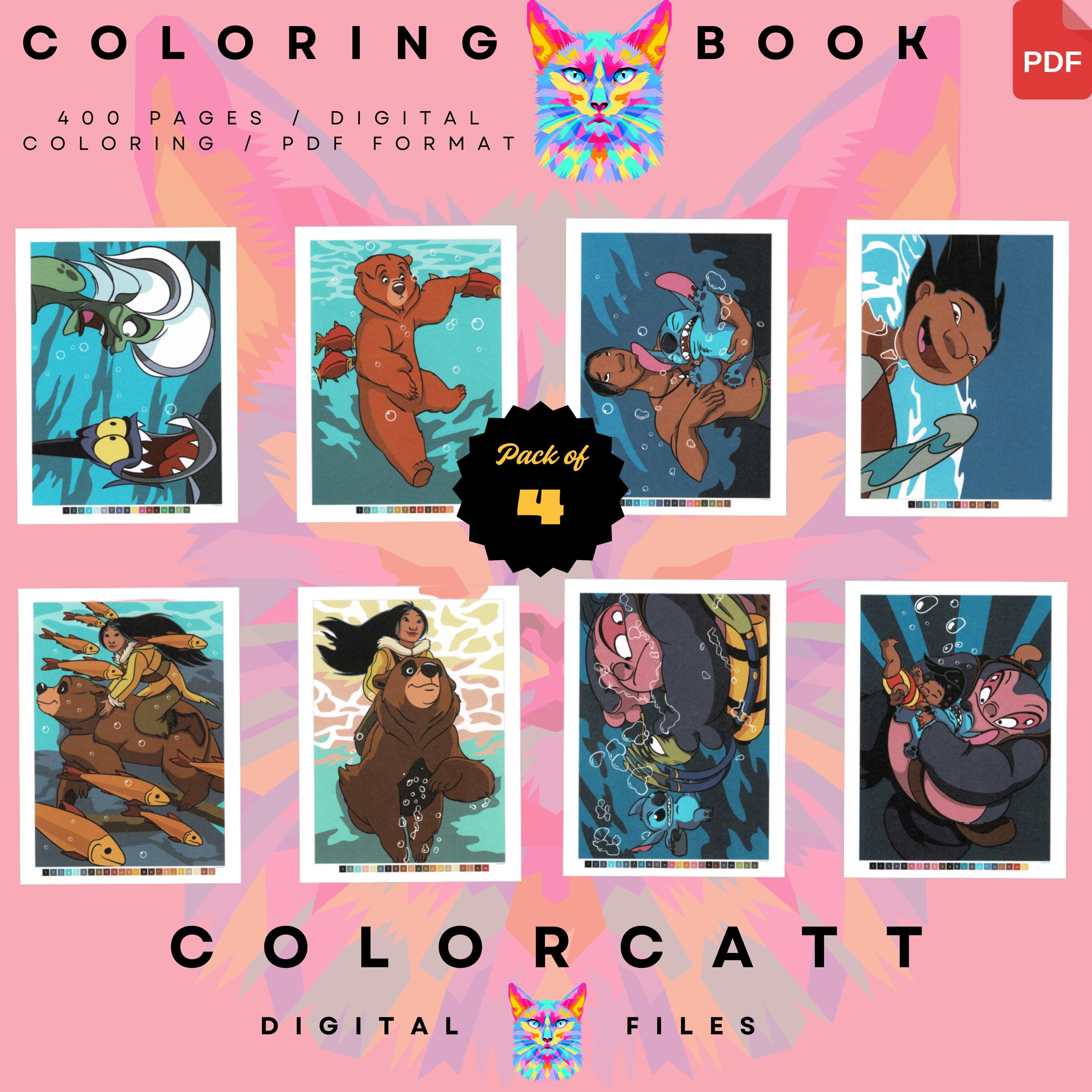 Pack of 4 Mystery Color by Number | Mythical Heroes and Legendary ...