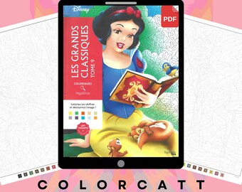 100 mysterieuze pagina's in kleur op nummer | Klassieke meesterwerken en nostalgische wonderkunst | Digitaal pdf-kleurboek | Klaar voor tablet en Procreate