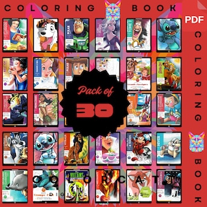 3000 Magical Mystery Color by Number Pages | Mega Bundle Digital Coloring Book | Hidden Cartoon Characters PDF | Instant Download Procreate