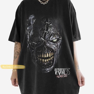 Limited Resident Evil T-Shirt, Nemesis Head Shirt, Resident Evil 3 Nemesis Survival Horror Game Tee, Gamer Gift
