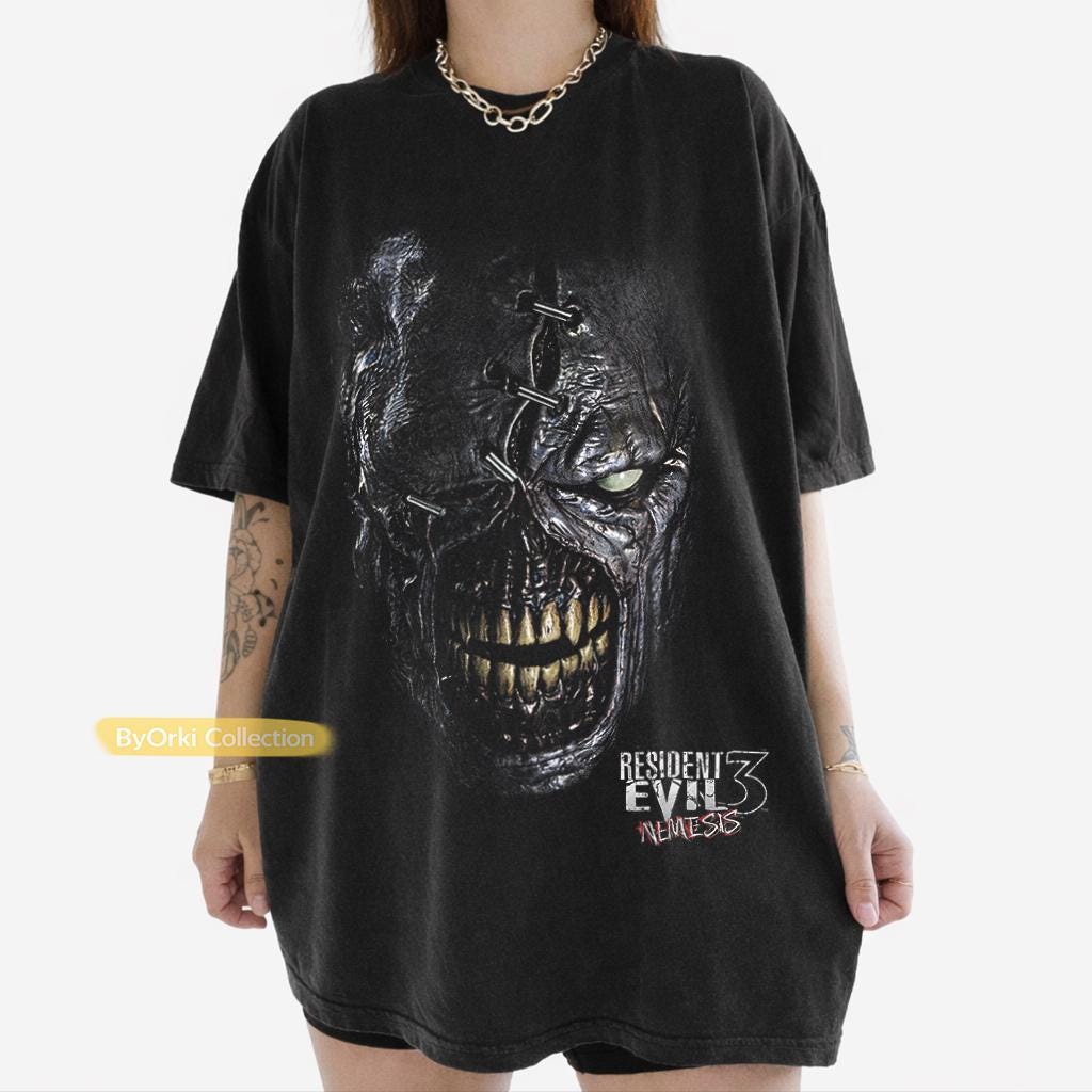 T-Shirt Uomo Manica Corta Resid.ent Evil, Maglietta da