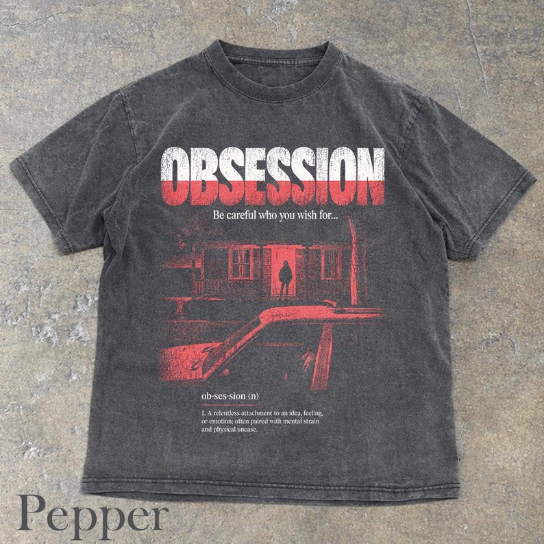 Obsession Movie T-Shirt, I Wish She Loved Me Tee, Obsession Movie Shirt, Vintage Gothic Horror Tee Pepper