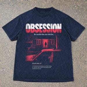 Obsession Movie T-Shirt, I Wish She Loved Me Tee, Obsession Movie Shirt, Vintage Gothic Horror Tee image 6