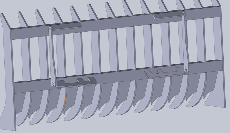 Skid Steer Root Rake DXF Files for Plasma or Laser. - Etsy
