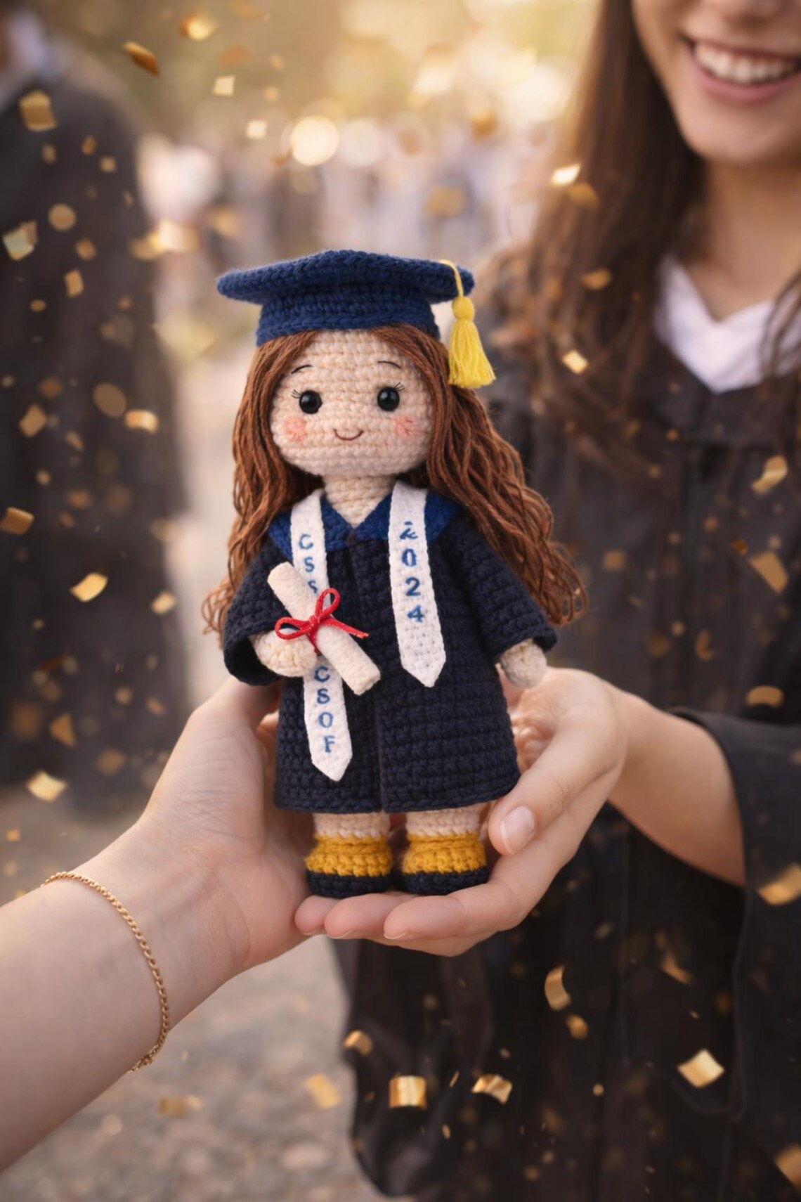 Pattern Garduation Amigurumi Graduation Doll Crochet Pattern, Keepsake Gift (PDF Pattern ...