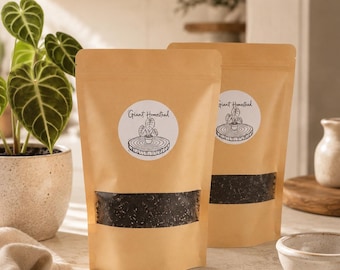 Handcrafted Aroid Soil Mix | Chunky, Well-Draining Blend for Tropical Plants
