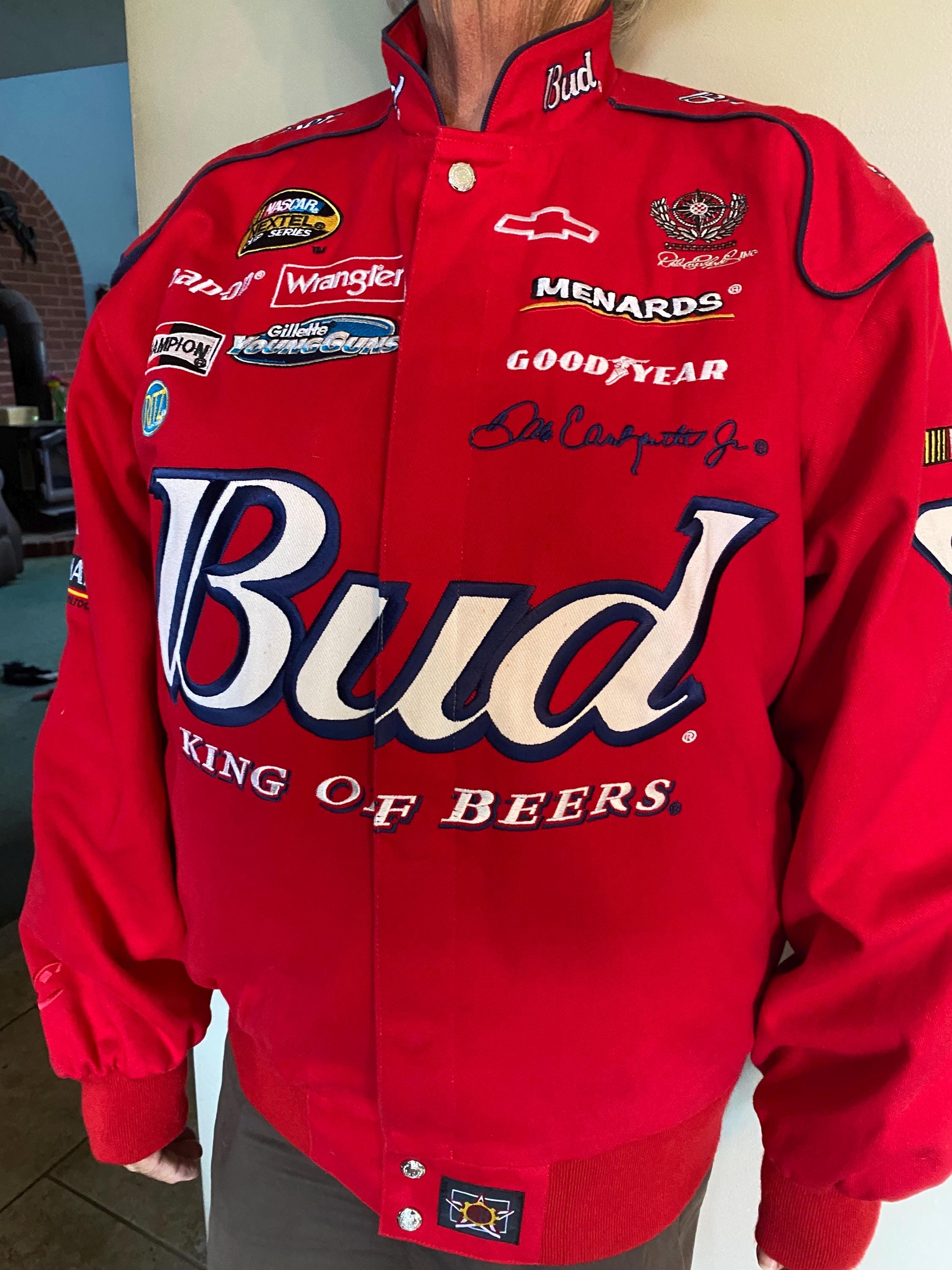 90s デザインレーシングジャケット　nascar ナスカー　デイルジュニア Dale Earnhardt Jr Nascar Jacket - Etsy