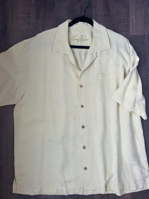 Tommy Bahama Men's Silk Blend Shirt Beige Textured Pattern Men's XL - Etsy Tommy Bahama Men's Silk Blend Shirt Beige Textured Pattern Men's XL - Etsy