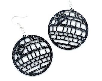 Star Wars Death Star Earrings