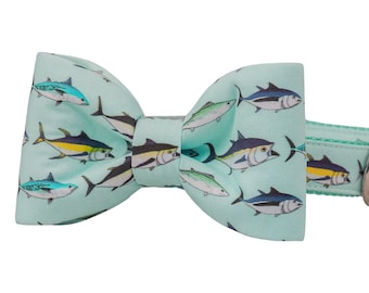 Crew LaLa Fresh Catch Bow Tie Dog Collar