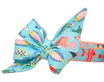 Crew LaLa The Reef Belle Bow Dog Collar