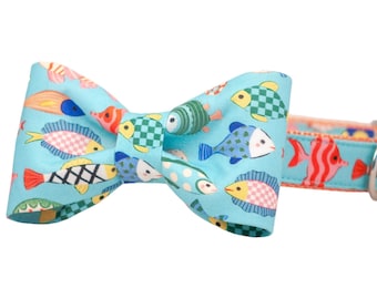 Crew LaLa The Reef Bow Tie Dog Collar