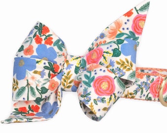 Crew LaLa Mae in Bloom Belle Bow Dog Collar