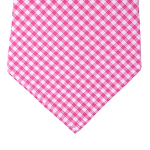 Crew LaLa Fuchsia Picnic Plaid Dog Bandana