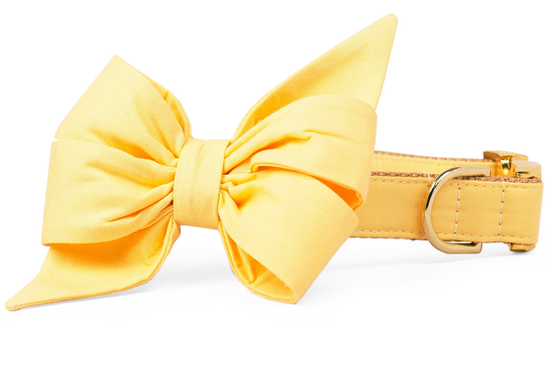 Équipage Lala™ Citrus Yellow Belle Bow Collier Pour Chien