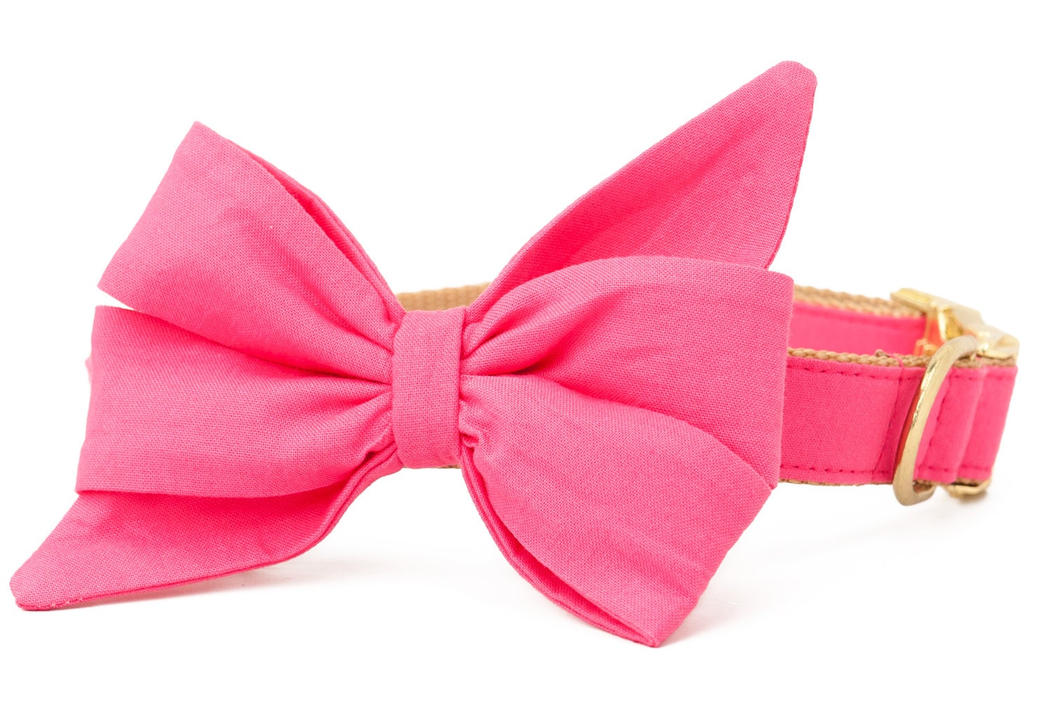 Collier Ras Du Lala™ Azalée Rose Belle Arc Collier de Chien