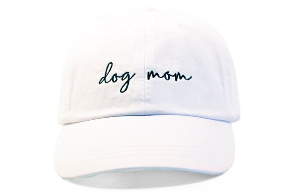 White Dog Mom Hat - Etsy