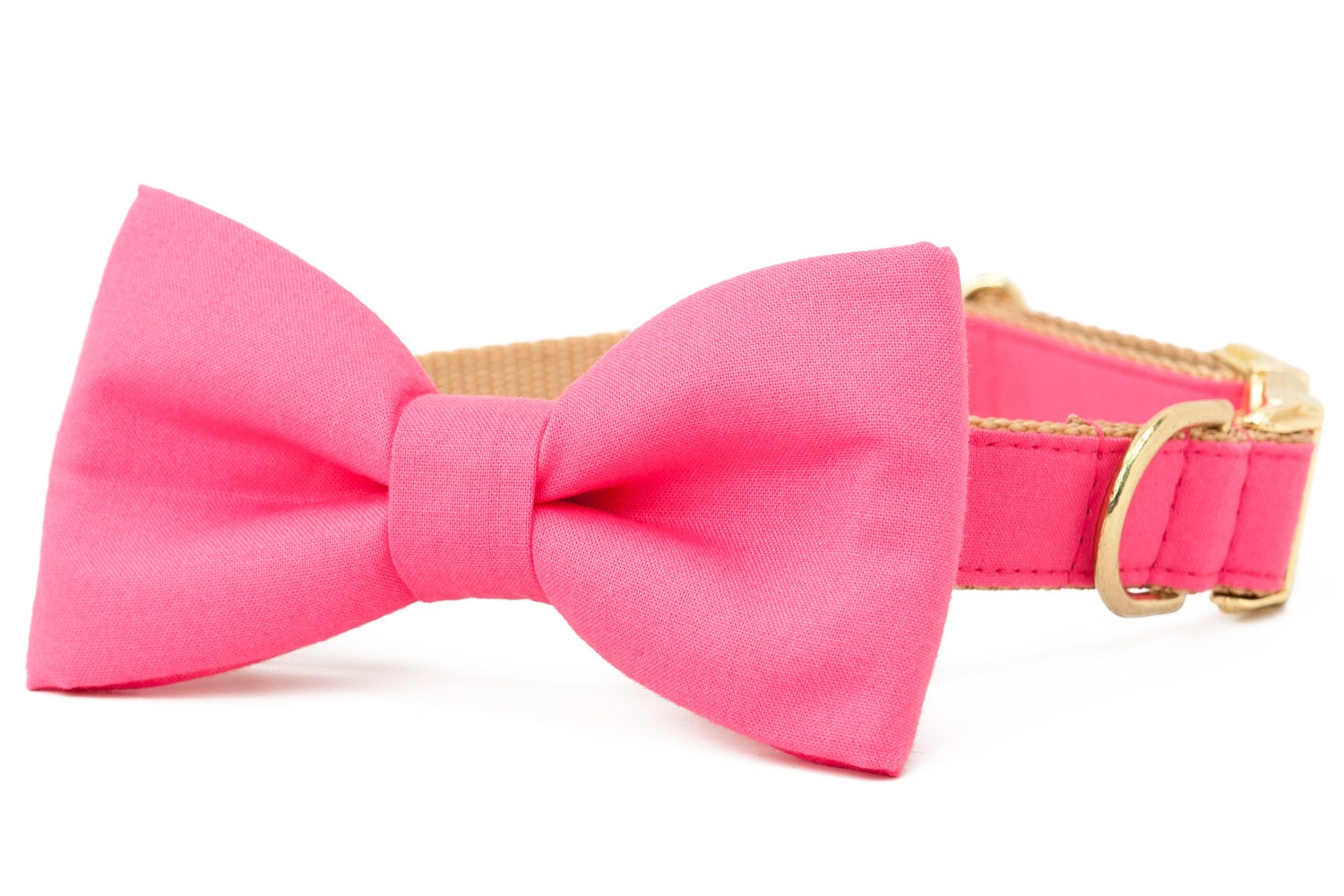 Crew Lala™ Azalea Pink Bow Tie Collier Pour Chien