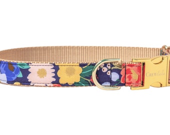 Crew LaLa Midnight Garden Dog Collar