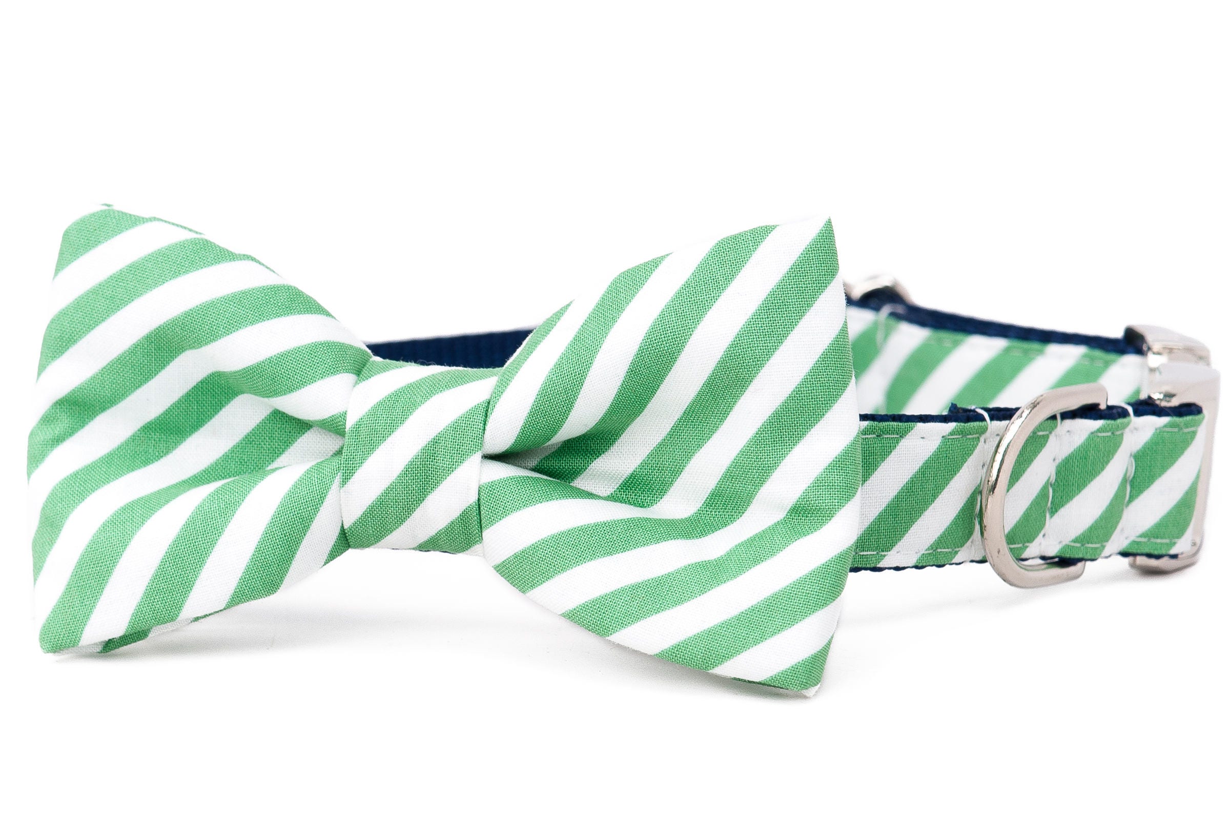 Crew Lala ™ Evergreen Stripe Nœud Papillon Collier Pour Chien