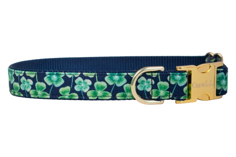 Crew LaLa Lucky Clover Dog Collar image 1