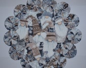 Winter Gnome Neutrals 8.5 quot Yo Yo Doily