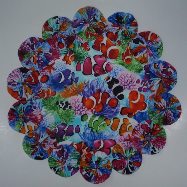 Clownfish 12" Yo Yo Doily