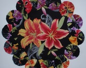 Lovely Lillies 12 quot Doily
