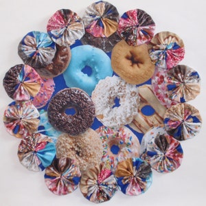 Delicious Doughnuts 12-inch Yo Yo Doily