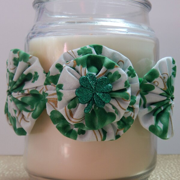 St. Patrick's Day Clover Yo Yo Candle Tie