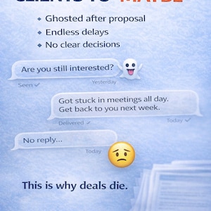 Client Not Responding? Follow Up Message Templates, Get Clients to Reply Fast, Freelancer Sales Scripts, Copy Paste Messages