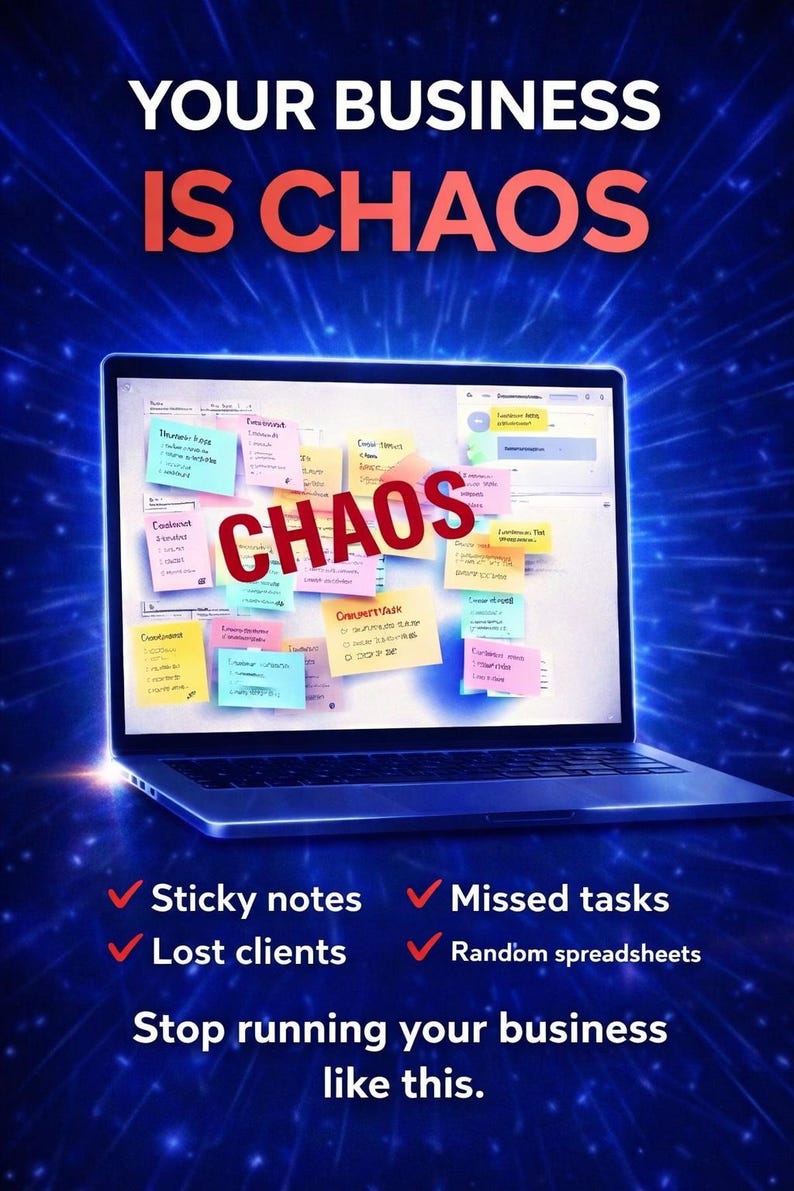 All-in-One Business-Betriebsystem für kleine Unternehmen | Notion, Canva & AI Templates für crm, Financing, Marketing und Business Bild 2
